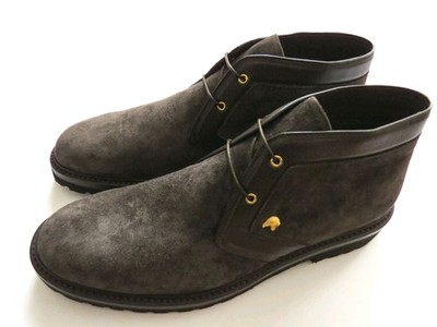 STEFANO RICCI Brown Suede Leather Chukka Boots Shoes Size 9 US 42 Euro 8 UK
