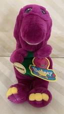 Barney The Dinosaur Puppet Vintage 1992 For The Lyons Group By Golden Bear 14”￼