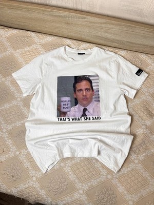 The Office TV That s What She Said T Shirt Movie NBC Mens Size XL White