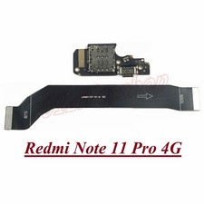 OEM Charging Port Mic Sim Board Motherboard Cable Flex For Redmi Note 11 Pro 4G