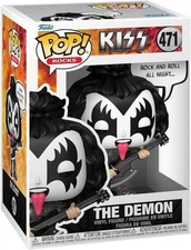 Funko Pop Kiss - Demon (Rock and Roll All Night) Figure w/ Protector