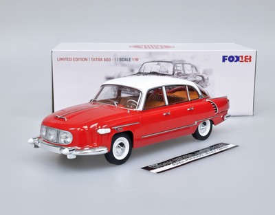 Tatra 603/1 (1957) - Rot/Weiß FOX18 1:18