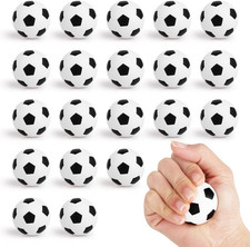 Mini Soccer Stress Balls 20 Packs Soccer Foam Sports Balls Small Squeeze Anxiety