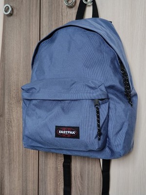 Eastpak Padded Pak'r Backpack Blue Gray Purple Casual Streetwear Travel YKK