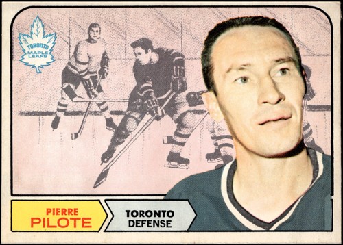 Pierre Pilote #124 1968 O-Pee-Chee card