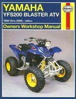 Haynes Publishing | Yamaha YFS200 Blaster Atv (88 - 06) Haynes Repair Manual