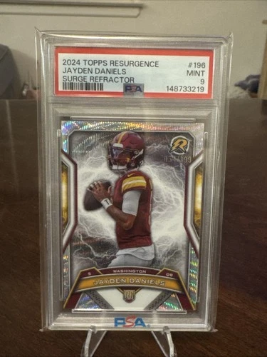 2024 Topps Resurgence - Jayden Daniels #196 Refractor (RC) /399! PSA 9 MINT RC!