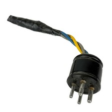 Vintage Amphenol 4 Pin Male Connector Plug Ha...