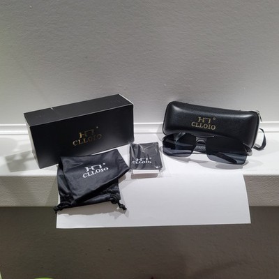 Clloio Polarized Lightweight Men's Sunglasses Black NIB
