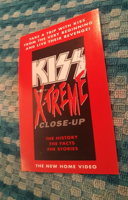 KISS X-Treme Close Up Promo POSTCARD Gene Simmons Paul Stanley Eric Singer