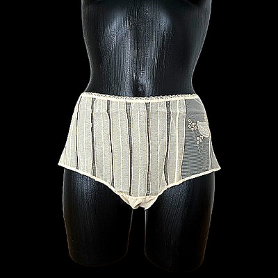 La Perla Exklusiver Panty  Gr. 42 Tüll + Stoff mit Seide Luxus Dessous Neu
