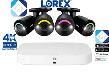 Lorex 4K 16 Channel Wired Wi-Fi Fusion 2TB NVR - 4 WIRED Bullet Cameras - NEW
