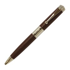 No.3 Ballpoint Pen Genuine Leather Burnt Umber 