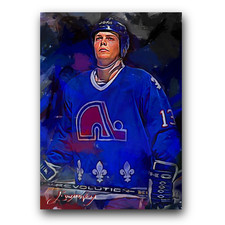 Mats Sundin #2 Art Card Limited 12/50 Edward Vela Signed (Quebec Nordiques)