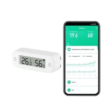 Smart Digital Thermometer Hygrometer, WiFi Indoor Temperature Humidity Sensor...