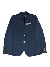 Lauren Ralph Lauren Navy Blue Blazer Jacket Coat Boys Size 14R Gold Buttons
