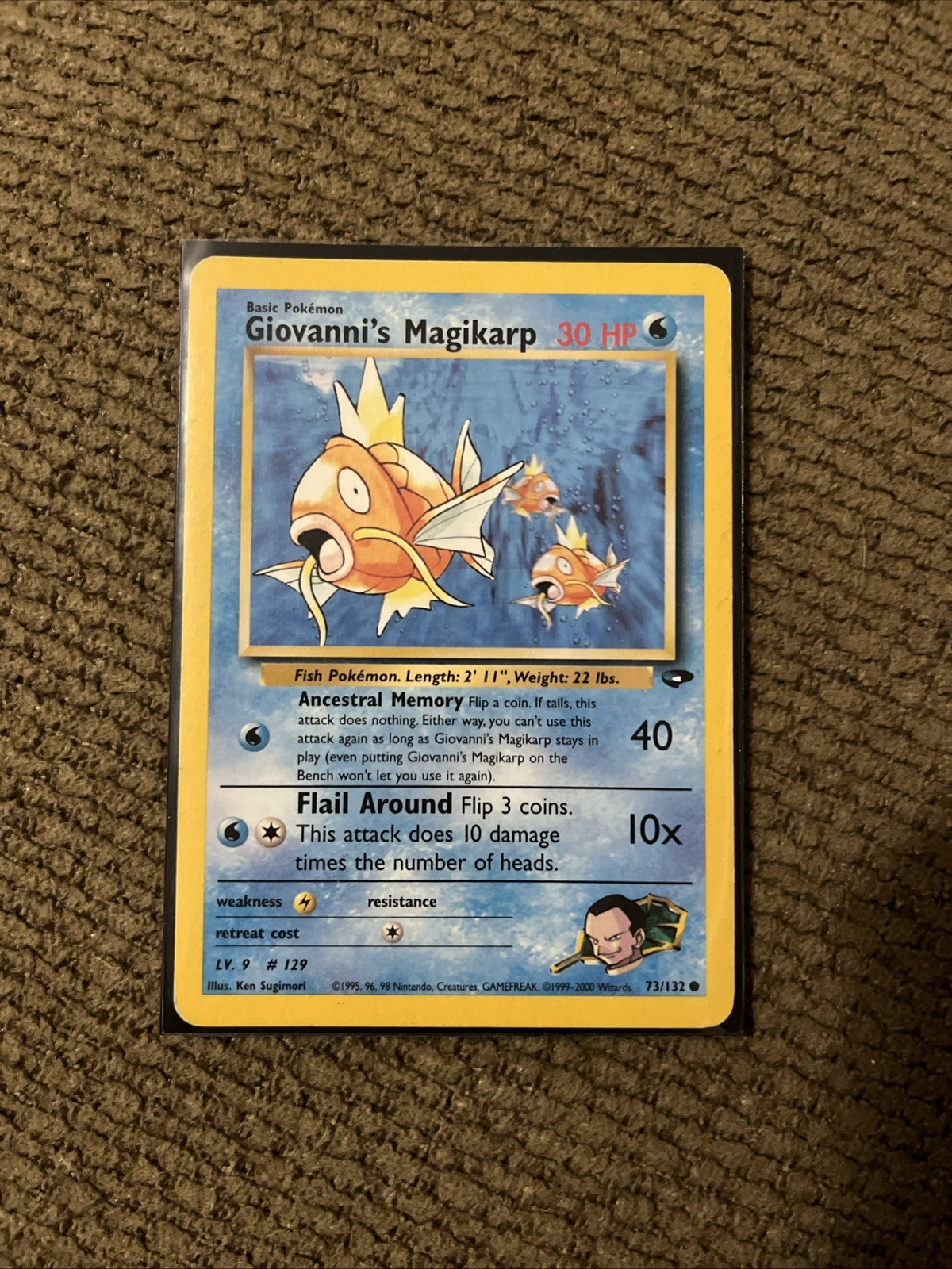 Giovanni's Magikarp 73/132 Gym Challenge Regular