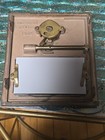 AMERICAN 1963 US POST OFFICE BOX DOOR 6 1/4" x 5 1/2" GRECIAN BORDER — photo 6