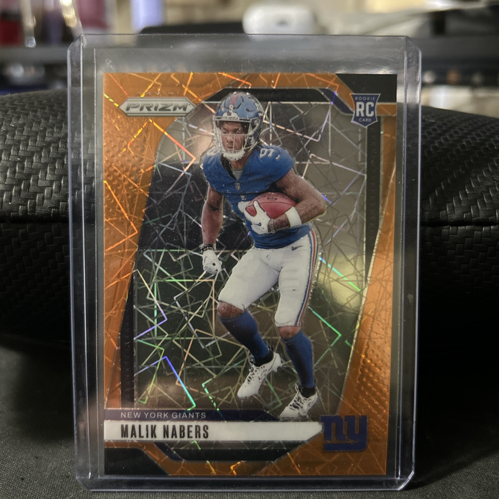2024 Panini Prizm - Rookies Malik Nabers #370 Lazer Prizm (RC)