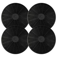 4 Aktivkohlefilter FüR Respekta Medea Ch 99040-90 S Elva Ch 99040-90 W Enna