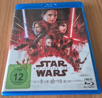 BLU-RAY - STAR WARS - DIE LETZTEN JEDI - 2 DISC EDITION - WIE NEU