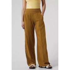 Athleta Women's Mustard Yellow Nolita Wide-Leg Pants- size 18