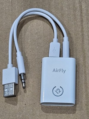 12South AirFly Headphone Jack Adapter USB 3.5mm - White