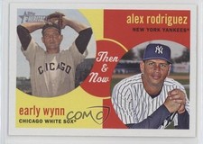 2008 Topps Heritage High Number Then & Now Early Wynn Alex Rodriguez HOF 9ca