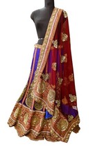 Indian New Heavy Mesh Hand Embroidered Designer Sabyasachi Lehenga 2pcs set