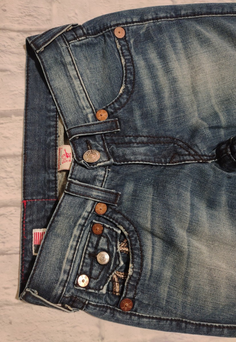 True Religion Rainbow Joey Flare Jeans Joey Women's 29 | eBay
