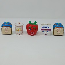 McDonald  s Changeables Vintage Lot of 5 Transforming Food Robots Happy Meal Toys