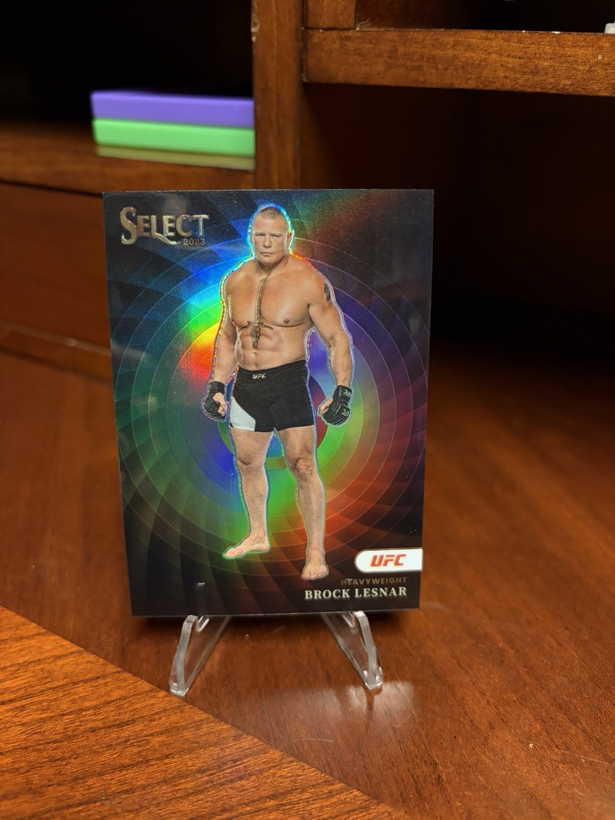 2023 Panini Select UFC Color Wheel Brock Lesnar #5 SSP Case Hit