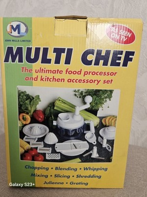 JML Pro Chef Manuelle Küchenmaschine Manuelles Multitool Küchengerät EINIGE. VERSIEGELT