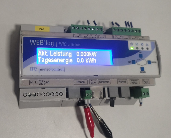 MRC Meteocontrol WEB'log PRO Unlimited 421.157 Ethernet/DSL Tested Working