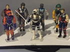 gi joe lot of 7 vintage Figures