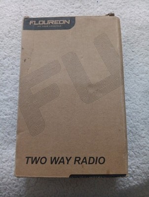 2x FLOUREON Walkie Talkie Two Way Radio 400-470MHz 16 Channel Radio Fc200 Tested