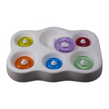6.75"X 5"-Deep 1" Simple Round Beads Mold Glass Fusing