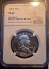 1962 Franklin Half Dollar NGC PF 67 Proof Silver Philadelphia Coin
