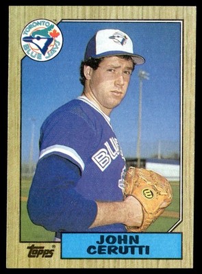 1987 Topps John Cerutti Rookie Toronto Blue Jays #557