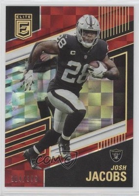 2022 Panini Donruss Elite Red 204/399 Josh Jacobs #41 0nr3