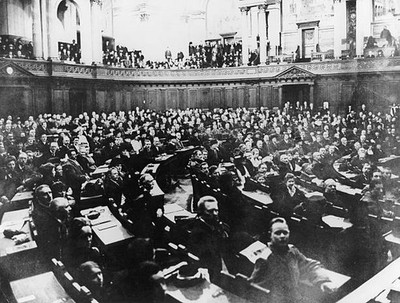 Last session of the Schleswig Holstein State Assembly before th- 1920 Old Photo