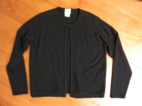 Bentley Black Cardigan with inner 