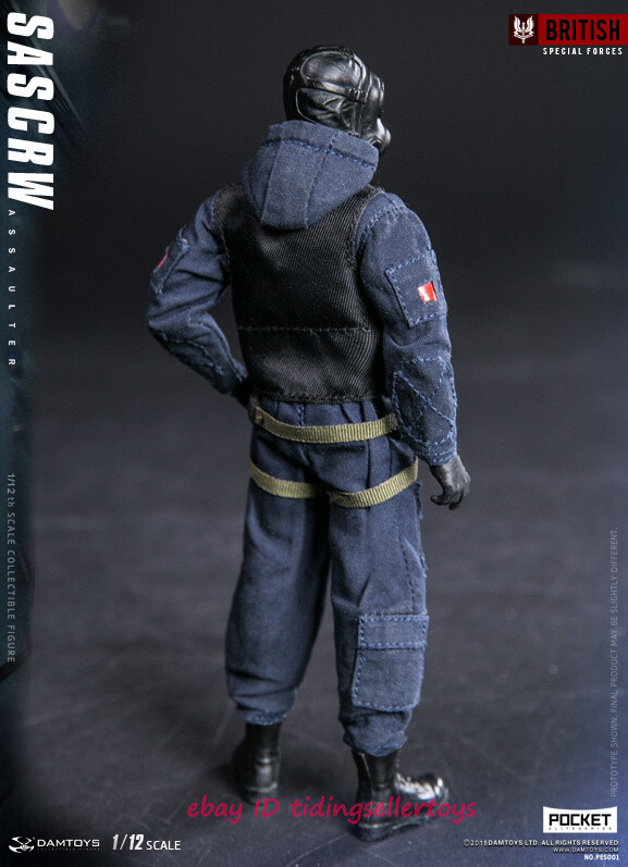 SAS CRW フィギュア ASSAULTER 1/12 DAMTOYS PES001 SAS CRW Assaulter Action Figures IN