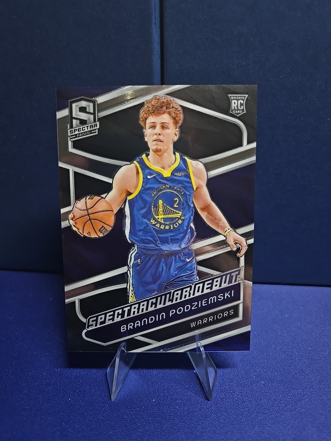 2023-24 Panini Spectra - Spectacular Debut #199 Brandin Podziemski (RC)