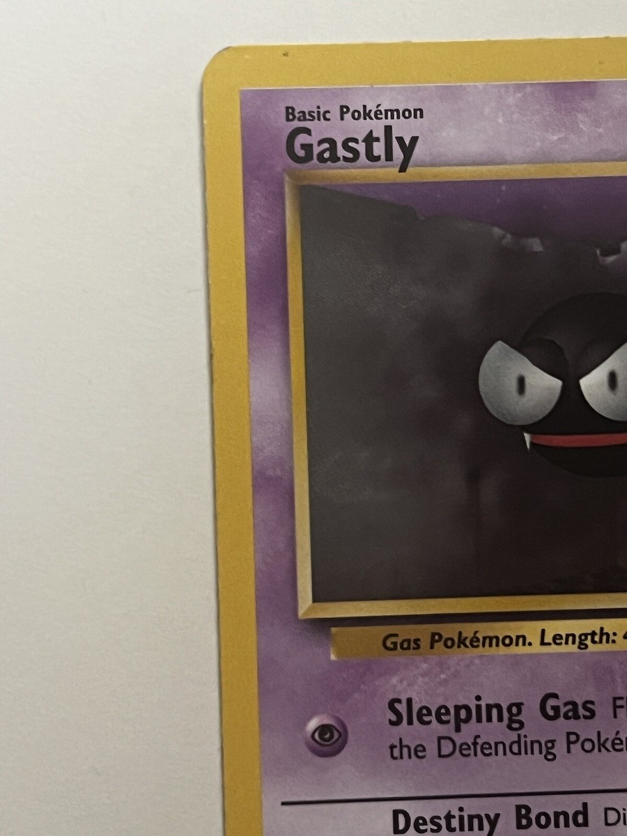 1995, 96, 98 Pokemon Card ** Gastly ** - Base Set No. 50/102 - Common
