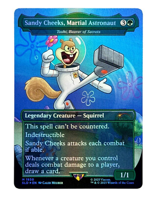 MTG | Sandy Cheeks, Martial Astronaut | Toski, Bearer of Secrets | Spongebob