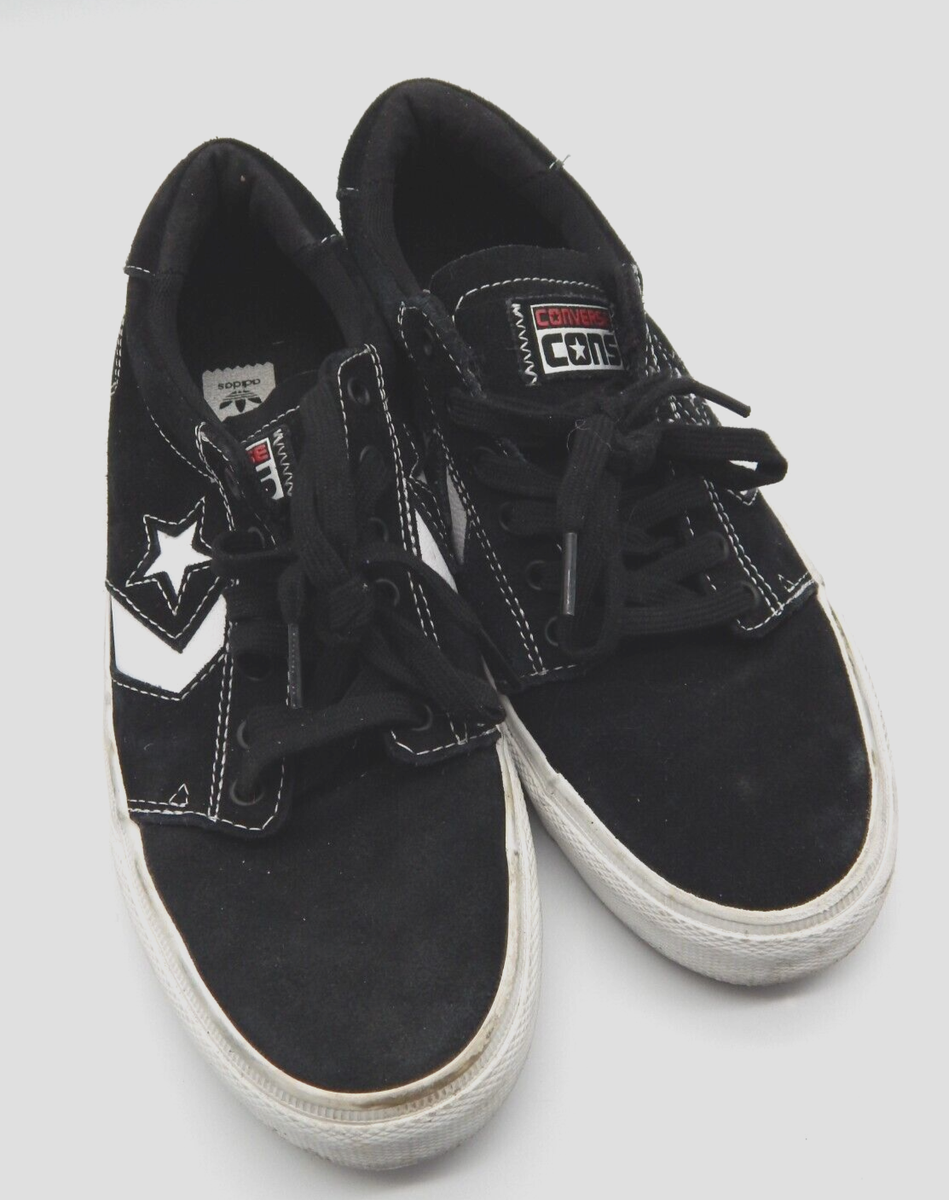 Converse KA Kenny Anderson Ox Low Top Black/White Mens Size USED  EF252