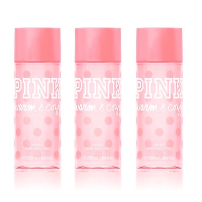 Victoria's Secret PINK Warm & Cozy Body Mist ~ 8.4 fl.oz. ( Lot of 3 )