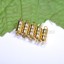10-conjuntos-De-Prata-Banhado-A-Ouro-Listra-Oval-Fechos-Ganchos-magnetico-poderoso-10X6MM miniatura 3