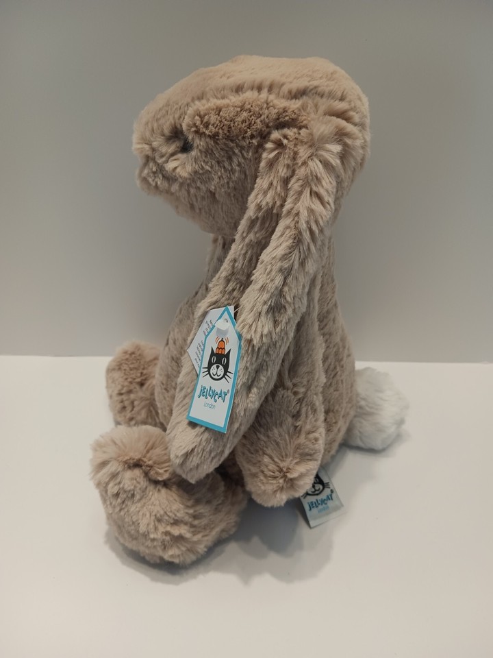 Jelly Cat London Bashful Bunny Beige Medium 12" NWT eBay